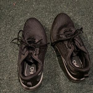 Ryka Black Lace-Up Sneakers